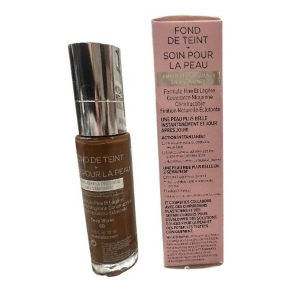 IT Cosmetics Your Skin But‎ Better Foundation + Skincare Deep Warm 60 NIB